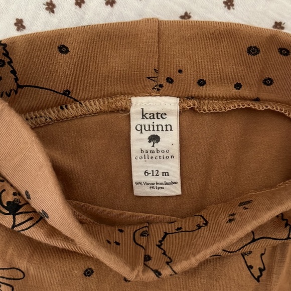 NWOT Kate Quinn 6-12 mos camel color zodiac bloomers - Picture 2 of 2